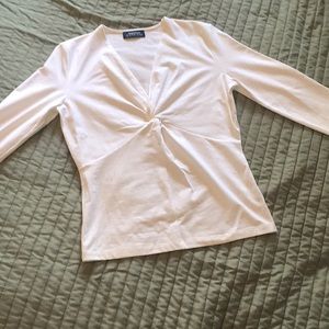 Jones New York Signature white top